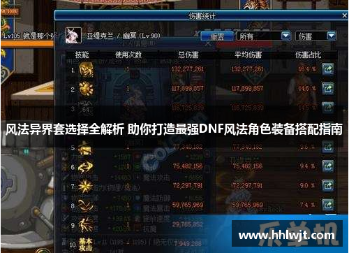 风法异界套选择全解析 助你打造最强DNF风法角色装备搭配指南